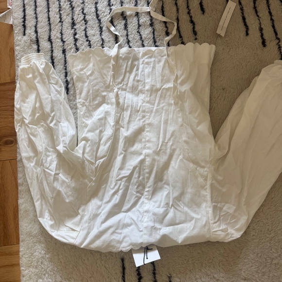 Reformation Elianna Top Ivory - Size 8 - Picture 6 of 6